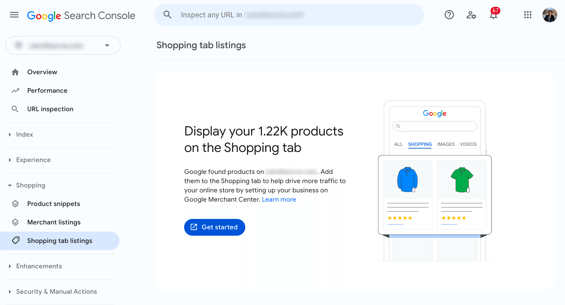 Google Shopping Tab Listings