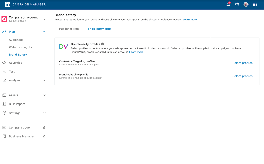 LinkedIn Brand Safety Hub 2