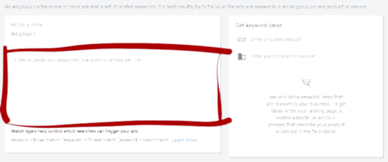 google-ads-ad-group-keywords